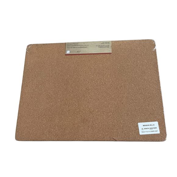 Gingerbread House Cork Backed Hard Placemats 12x16 Set of 4 Christmas New - Picture 5 of 9